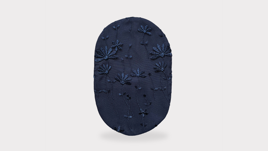 Navy Lace Cover