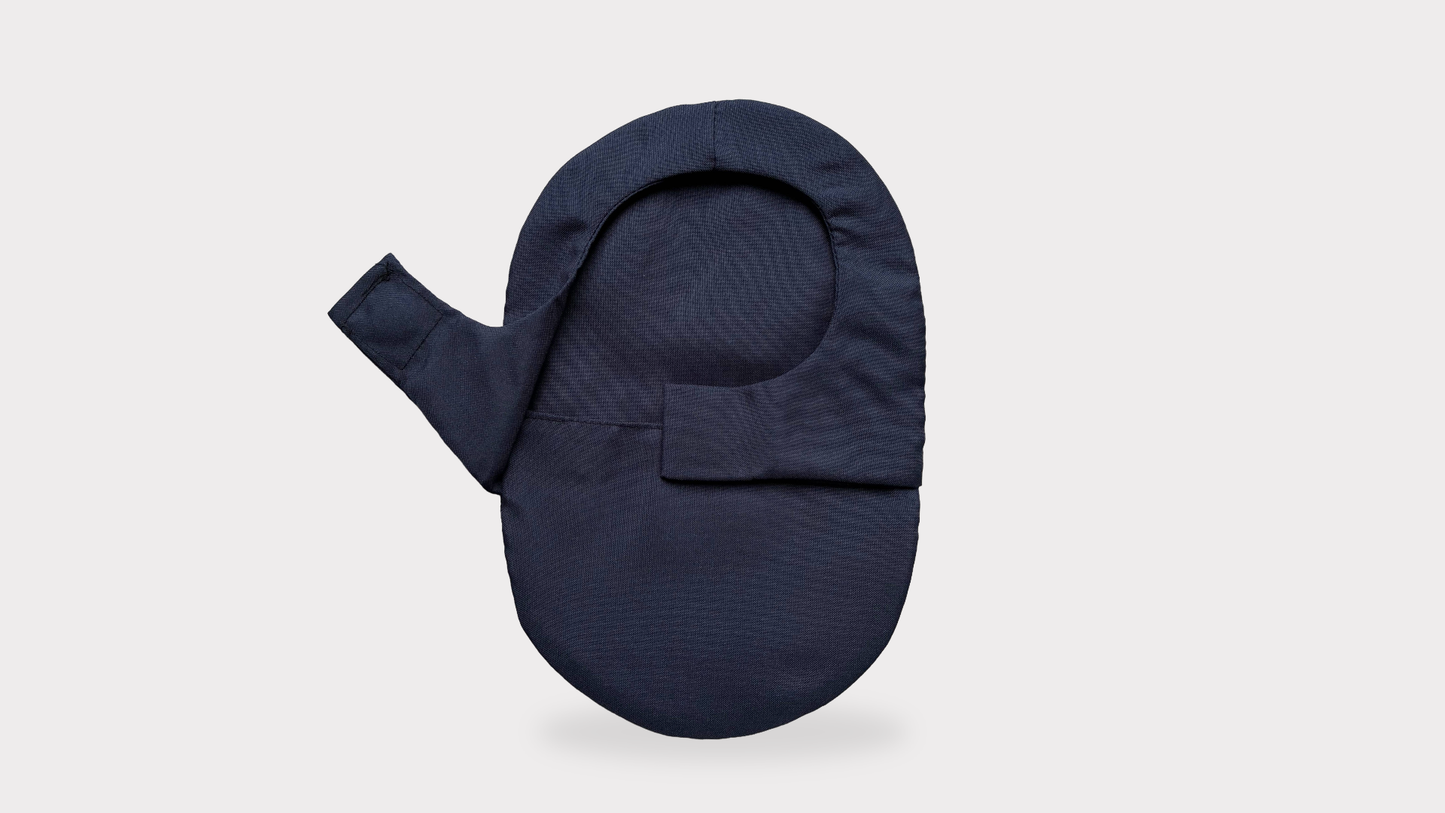 Navy Lace Cover